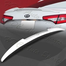 For 2011-2013 Kia Optima W-Power Pearl White V-Style Rear Trunk Lid Spoiler Wing