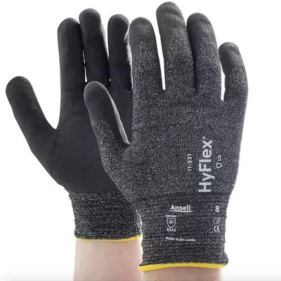 Ansell 11-531 HyFlex Lightweight Cut Resistant Gloves Nitrile Palm Fibreglass