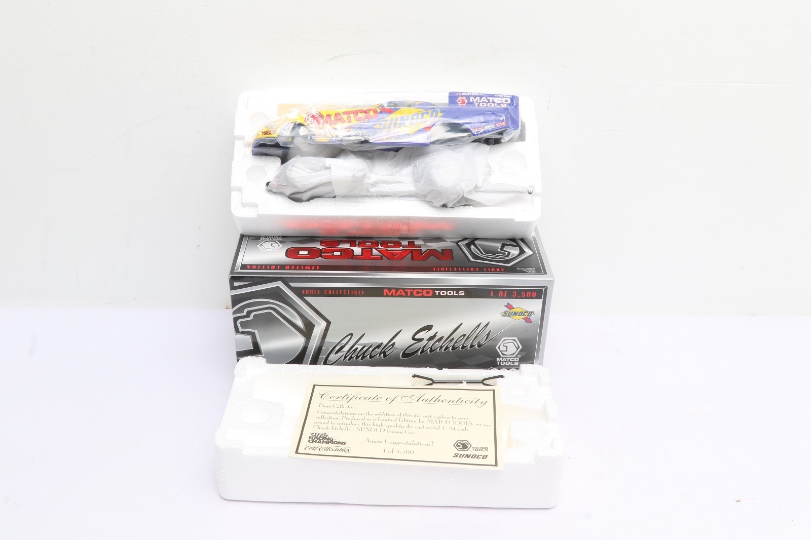 Matco Tools Chuck Etchells Sunoco Camaro Funny Car Diecast 1/24  2001 #ETE2421