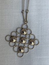 Silber Halskette 835 Design „Randers Sölv Denmark“ Punziert Mid Century Vintage
