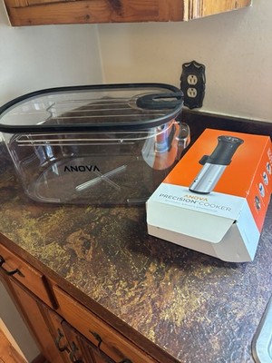 Anova Precision Pro Sous Vide 1000 Watt Cooker with Container Used Once