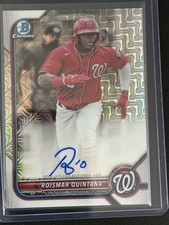 2022 Bowman - Mega Box Chrome Mojo Autographs Roismar Quintana #BMA-RQ (AU, RC)