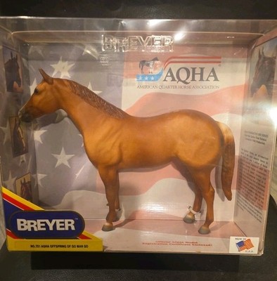 Breyer AQHA Offspring of Go Man Go Horse Figure 1990 Reeves Item No. 721 