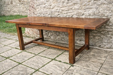 Outstanding Bergerac Solid Oak French Plank Top Refectory Farmhouse Table