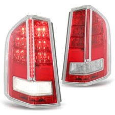 For 2011-2014 Chrysler 300 W/ Red Accent Led Tail Lights Brake Lamps Left/right