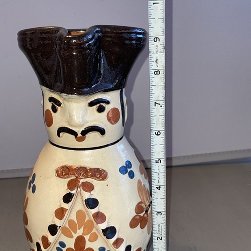 Hungarian Redware Pottery Miska Soldier Pitcher - Picture 6 of 7