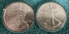 Lot of 2 2011 American Silver Eagles 1 oz each .999 Fine Silver