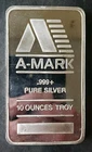 A-Mark 10oz Silver Bar