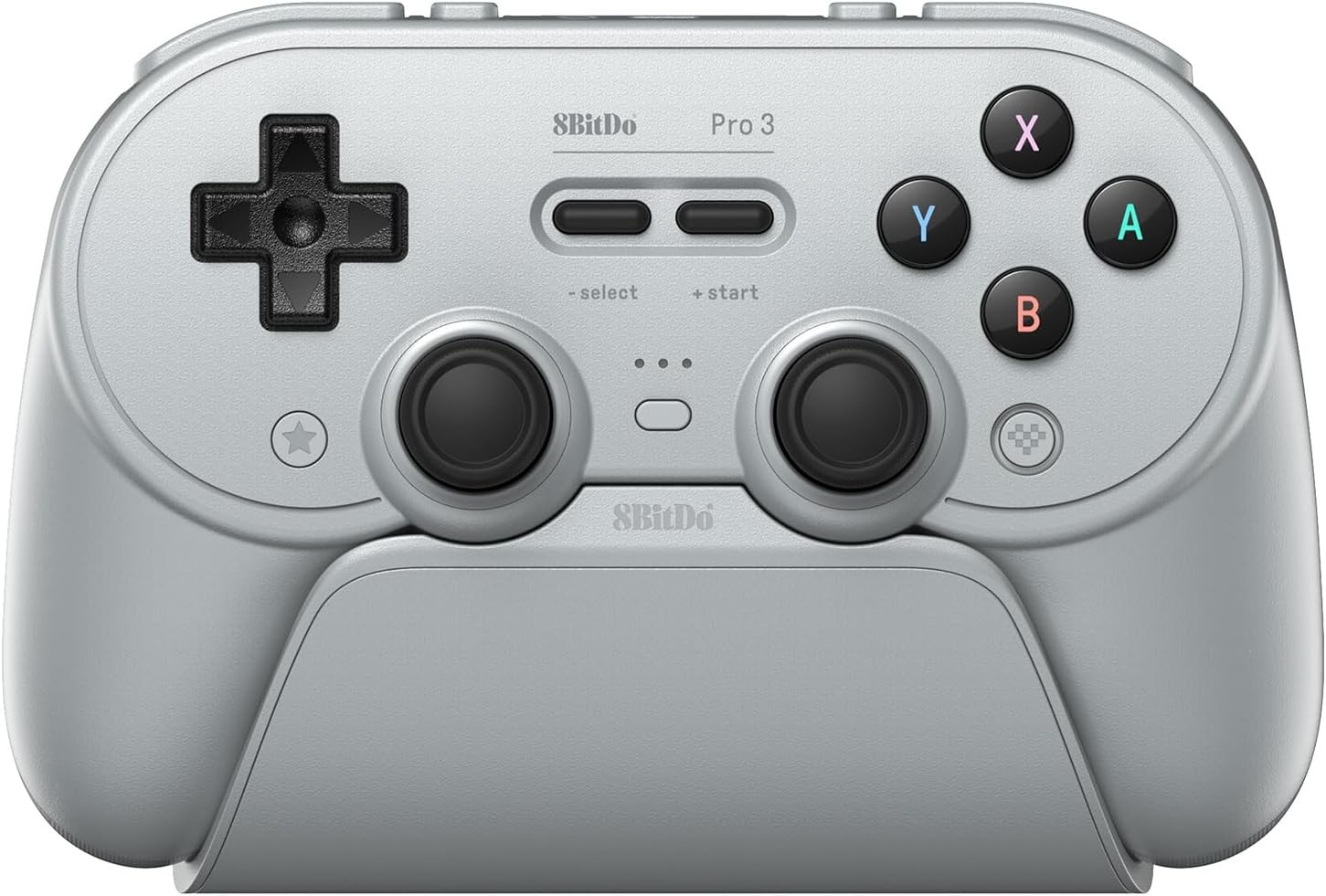 8BitDo Pro 3 Bluetooth Controller Switch 2 Switch PC TMR Charging Dock Grey - Image 2