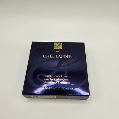 NEW -Estee Lauder Pure Color Envy Luxe Eyeshadow Quad  02 INDIGO NIGHT
