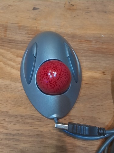 TESTED Logitech T-BC21 USB Optical Trackman Marble Mouse Trackball - Picture 2 of 6