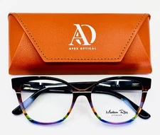 MADISON RILEY FP2136 C2 Multicolor Womens Semi Cat Eye Eyeglasses 54-17-145 B:44