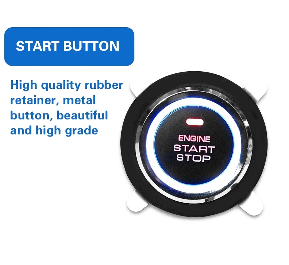 1 Pc Car Keyless Entry Engine Start Stop Push Button Switch Ignition Starter 12V - Image 4 of 4