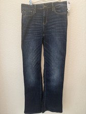 Hollister Jeans Womens 9R Dark Wash Mid-Rise Boot Soft Stretch Denim
