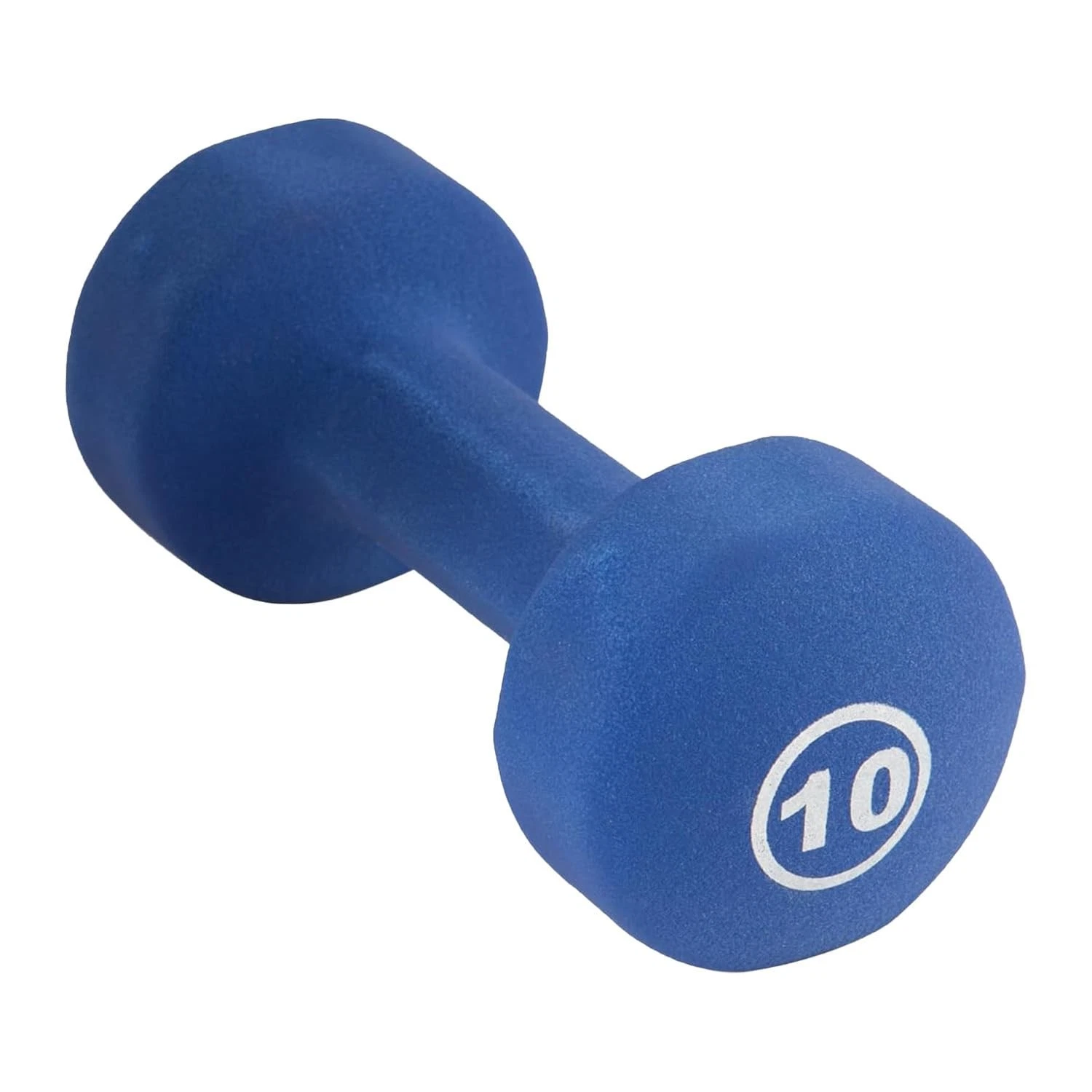 York Barbell Neoprene Coated Fitbell Dumbbell 10LB Pack 1 Dumbbell Set Women&Men
