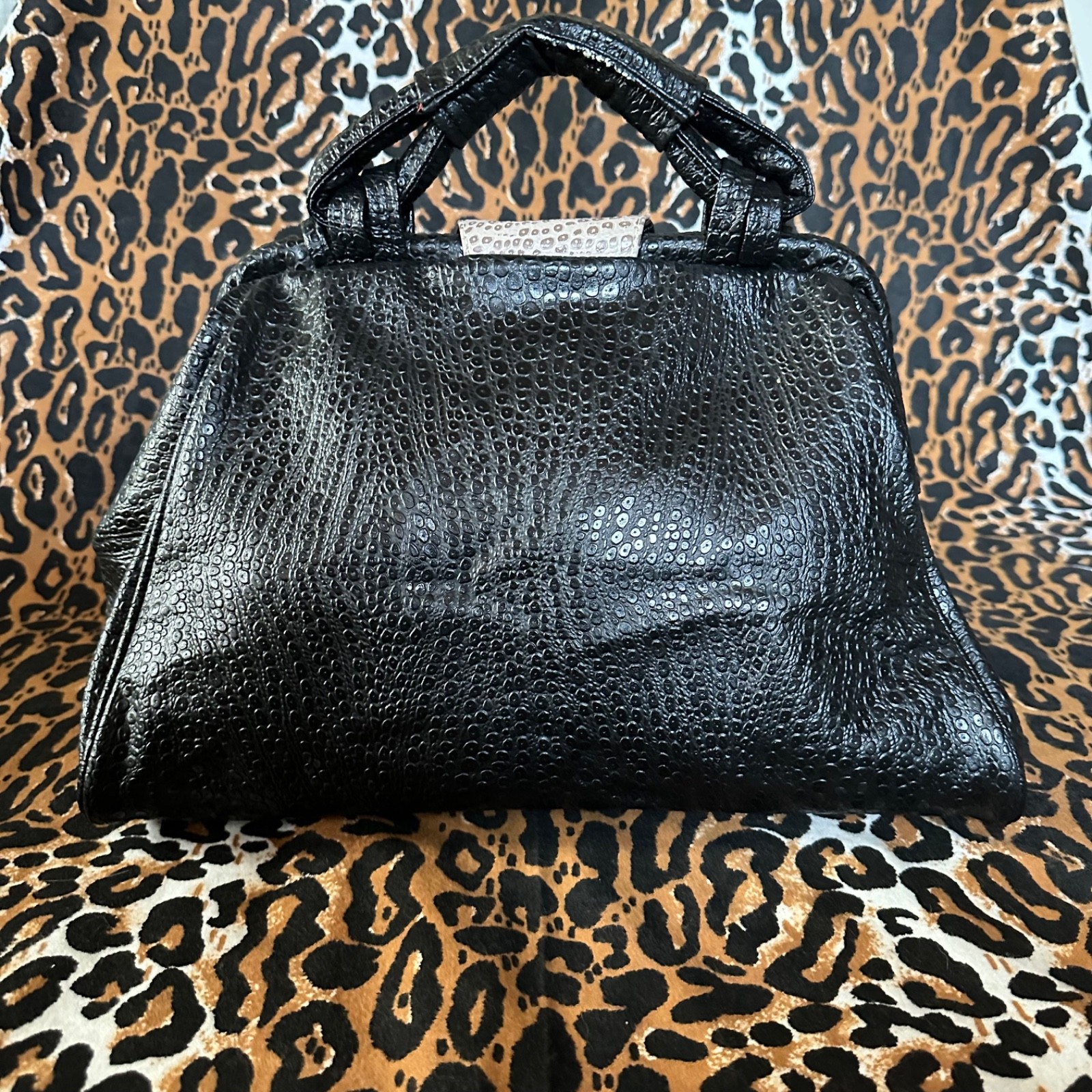 Vintage 1980s Patchwork Clown Shoulder Doctors Ba… - image 10