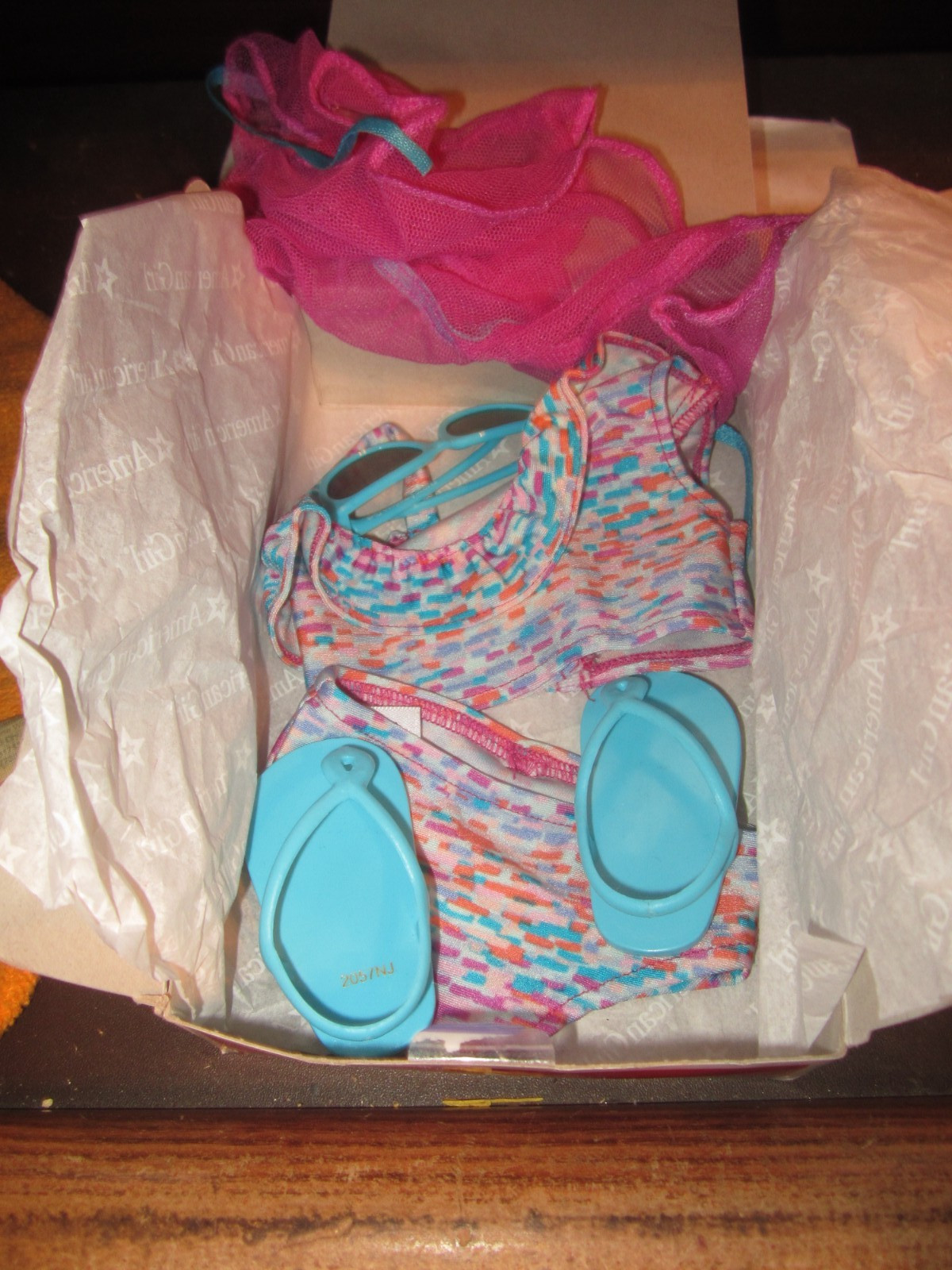American Girl Truly Me Summer Fun Swimsuit Set  Complete  MI