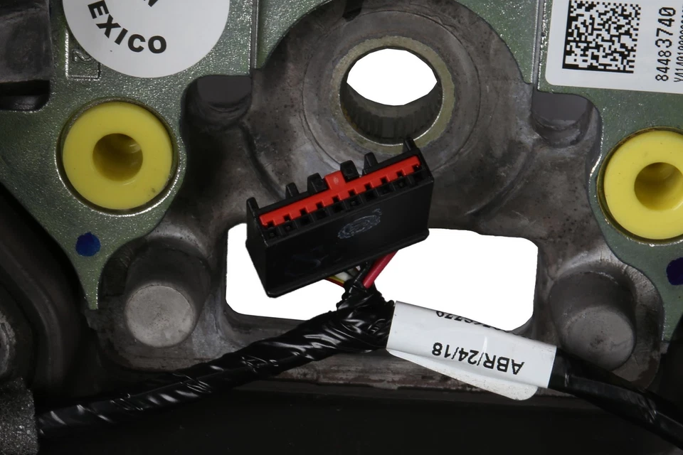 For GMC Sierra 1500 14-18 4-Spoke Premium Cocoa Leather Wrapped Steering Wheel Foto 3 de 4