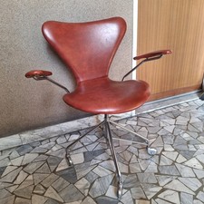 Modernariato - Sedia Poltrona Ufficio Arne Jacobsen Per Fritz Hansen - Danimarca