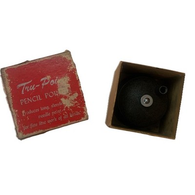 Vintage Tru-Point Pencil Pointer Lead Pencil Sharpener W/ Original Box