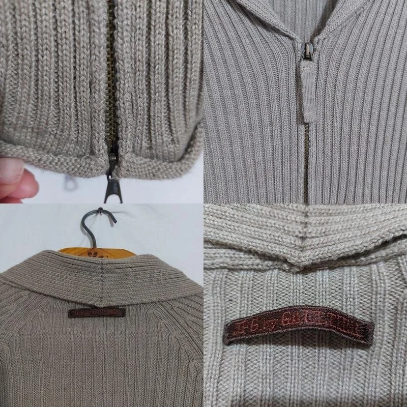 Women Jean Paul Gaultier Sweater Beige Acrylic 40 - Bild 4 von 4
