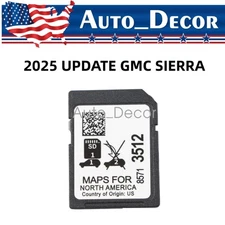 For GMC SIERRA 2019-2022 LATEST 2025 MAP UPDATE GPS Navigation SD Card 85713512
