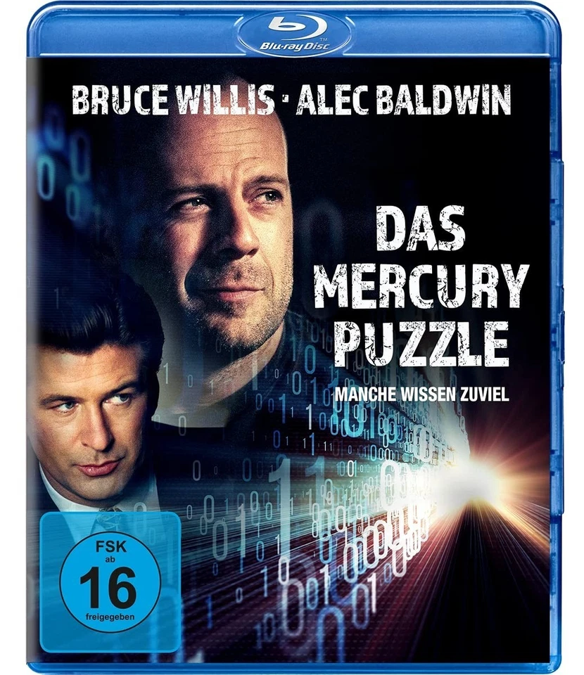 Das Mercury Puzzle (1997)[Blu-ray/Neu/OVP] Alec Baldwin, Bruce Willis, Miko Hugh - Bild 2 von 2
