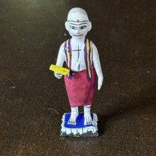 Vintage Channapatna Kondapalli Wooden Toy Doll In Great Condition