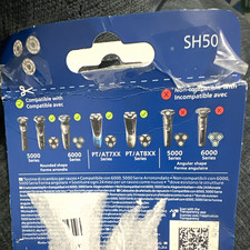 Philips SH50 Replacement Shaver Heads 3 Pack for 5000/6000 Series Men