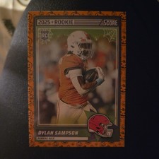 2025 Panini Score-A-Treat ROOKIE # 52 DYLAN SAMPSON CLEVELAND BROWNS