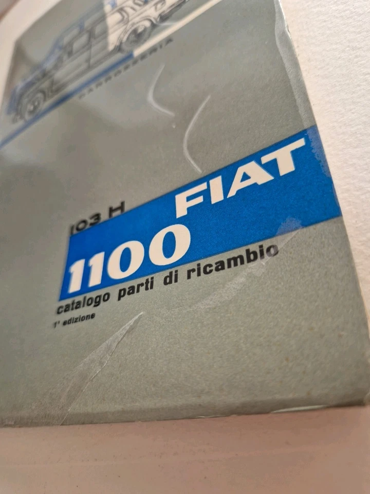 catalogo parti di ricambio FIAT 1100 103H 1962 STAMPATO 110.339R  500 esemplari - Immagine 2 di 4