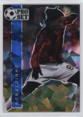 2021 Leaf Pro Set Sports Blue Crystals 10/35 Ronaldinho #S-06 0m1s