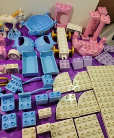 Lego Duplo 6154 Cinderella's Castle With Carriage Fairy Glass Slipper No Prince