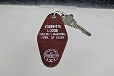 Vintage Hotel Room Key & FOB - Yosemite Lodge National Park California