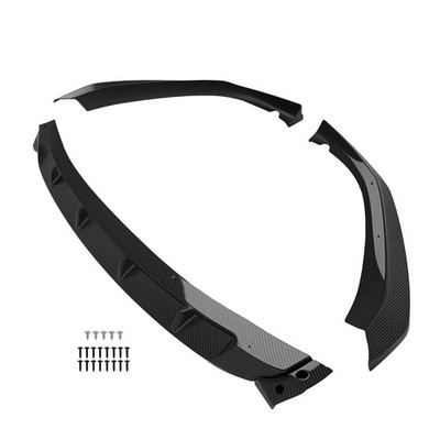 Bumper Spoiler Lip for BMW G30 5 Series M Sport 2017-20 Carbon Look Front Kit