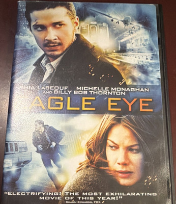 DreamWorks Pictures Eagle Eye DVD Widescreen Thriller Region 1 Shia LaBeouf
