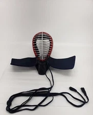 Vintage Kendo Men Face Mask – Traditional Bogu Helmet w/ Canvas Bag