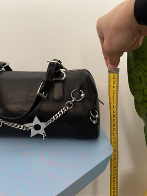 Dior HARDCORE boston bag ボストンバッグ　表参道限定 Authentic Christian Dior Rare Hardcore Pierced Star Boston Bag | eBay