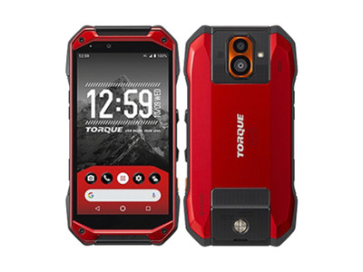 TORQUE G04 KYV46 Red Unlocked AU Version Rugged Smartphone 64GB Japan Model New
