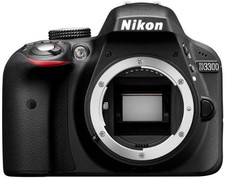 Nikon D3300 Digital SLR Camera Body Only - Black 24.2MP 3.0 inch LCD Renewed 