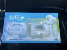 Dr. Brown  s Customflow Double Electric Breast Pump, BPA Free, Anti-Colic Bottle