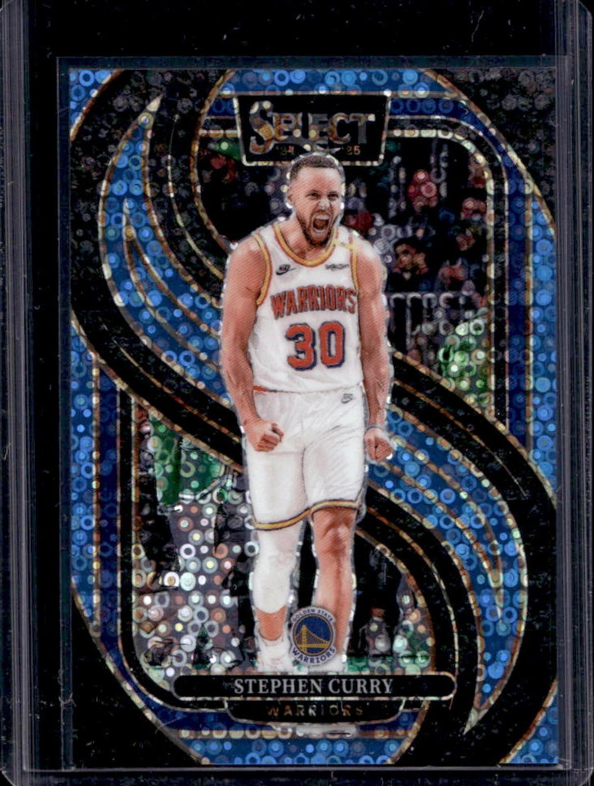 2024-25 Panini Select Stephen Curry Premier Light Blue Disco Prizm #/99 Warriors