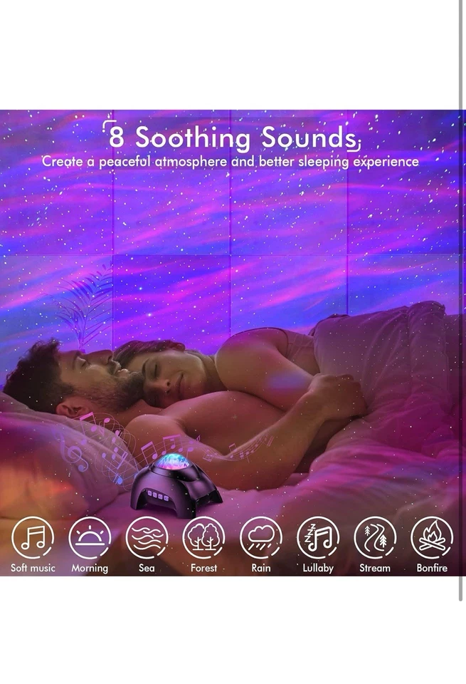 Star Projector 3-in-1 Bluetooth, Color Change, Sounds, Remote. Rosetta - Image 4 of 4