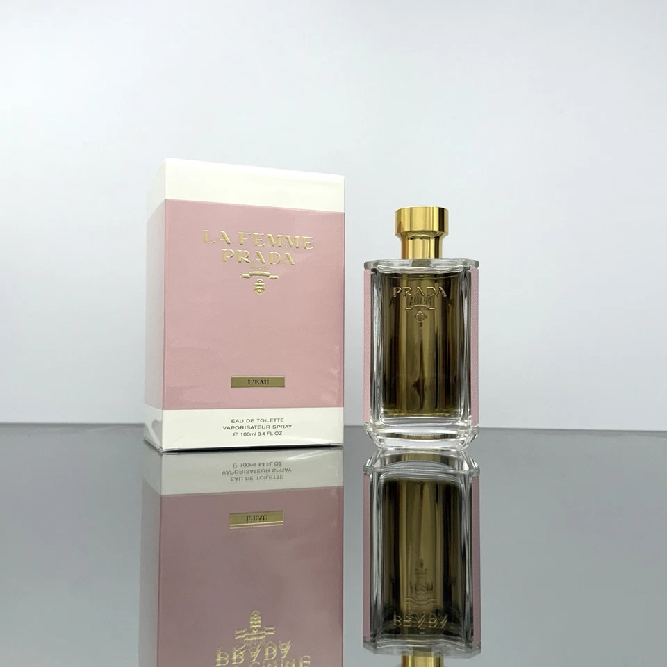 Prada LA FEMME L'EAU para mujer 100 ml-3,4 OZ eau de parfum spray nuevo-descontinuado (BG26 Foto 2 de 3
