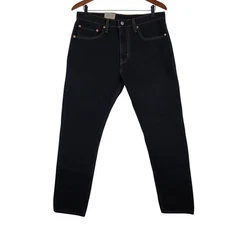 Levi's 512 Slim Taper Jeans Men's 34x30 Skinny Straight Dark Wash Denim