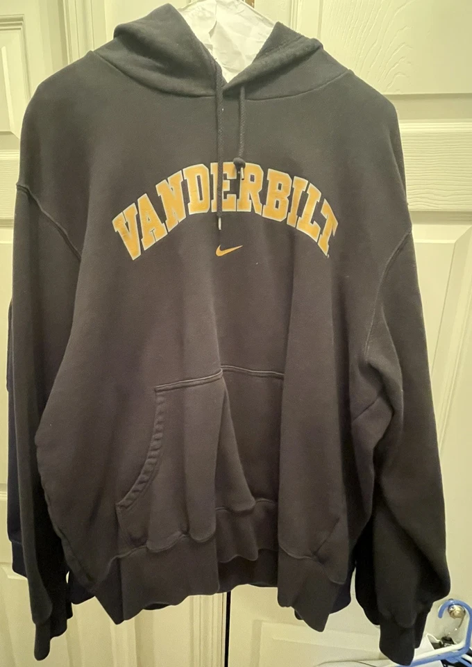 Vanderbilt Commodores连帽衫耐克尺寸大号前手保暖口袋 — 第 2/4 张图片