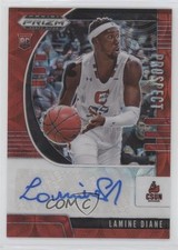 2020-21 Panini Prizm Draft Picks Prospect Choice Red /88 Lamine Diane Auto 7i2