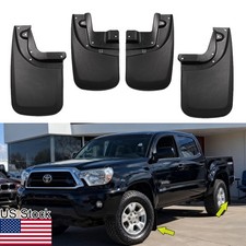 4pcs Front Rear Splash Guards Mud Flaps For 05-15 Toyota Tacoma Wfender Flares