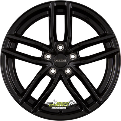 Dezent TR black 8x18 ET40 - LK5/112 ML66.6 Felge Alu