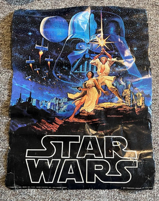 1977 Vintage Original Hildebrandt Star Wars  A New Hope  Poster